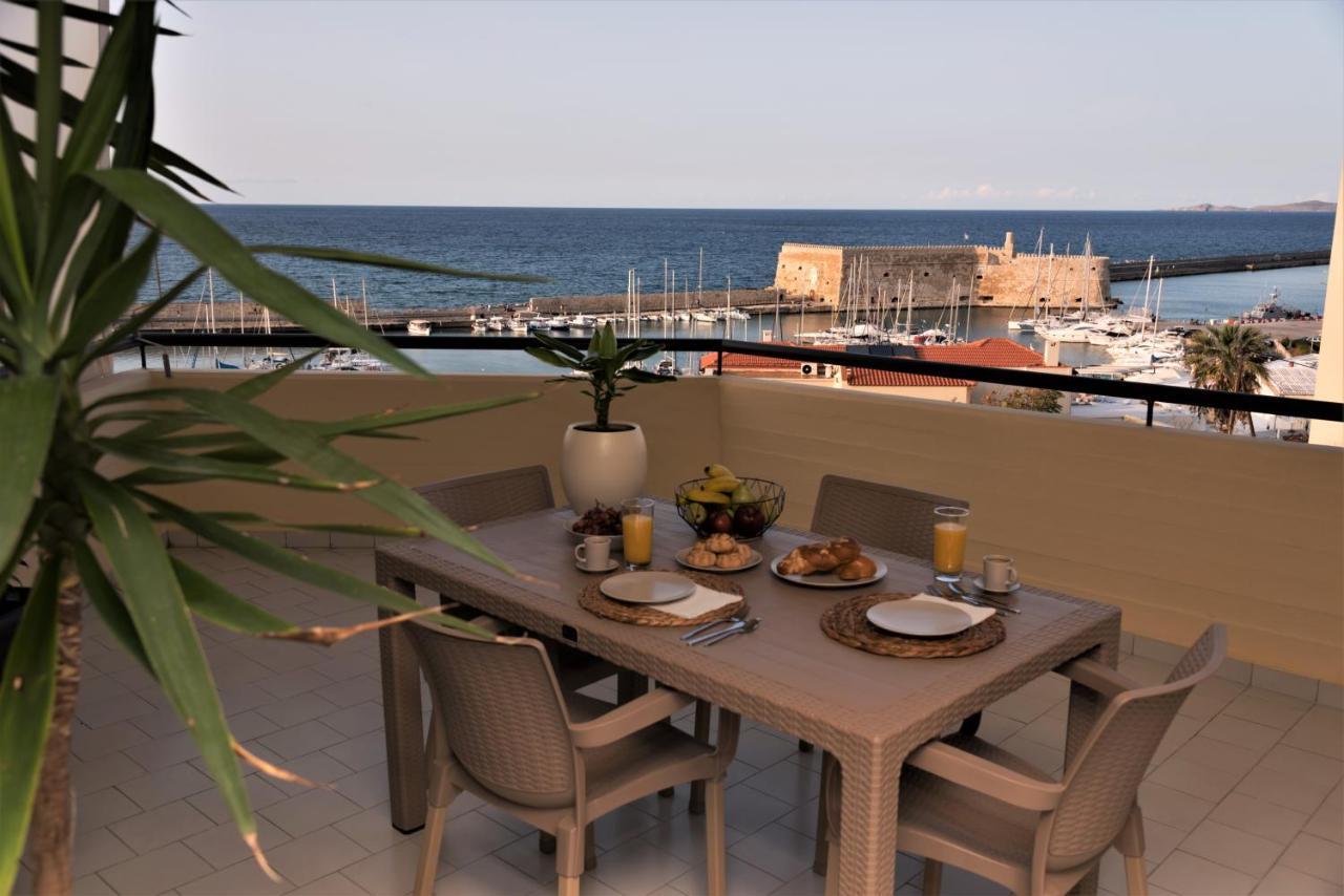 Koules Sea View City Apartment Kandiye Dış mekan fotoğraf