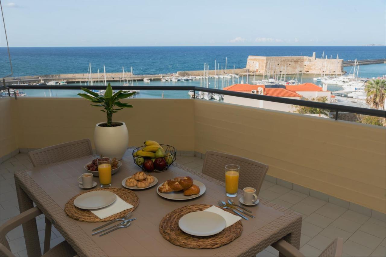 Koules Sea View City Apartment Kandiye Dış mekan fotoğraf